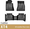 Black All Weather Floor Mats for Cadillac XT4 X975644