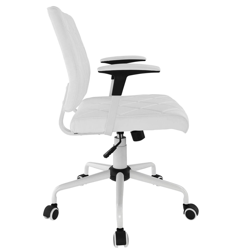 Brown Vinyl Office Chair C2769