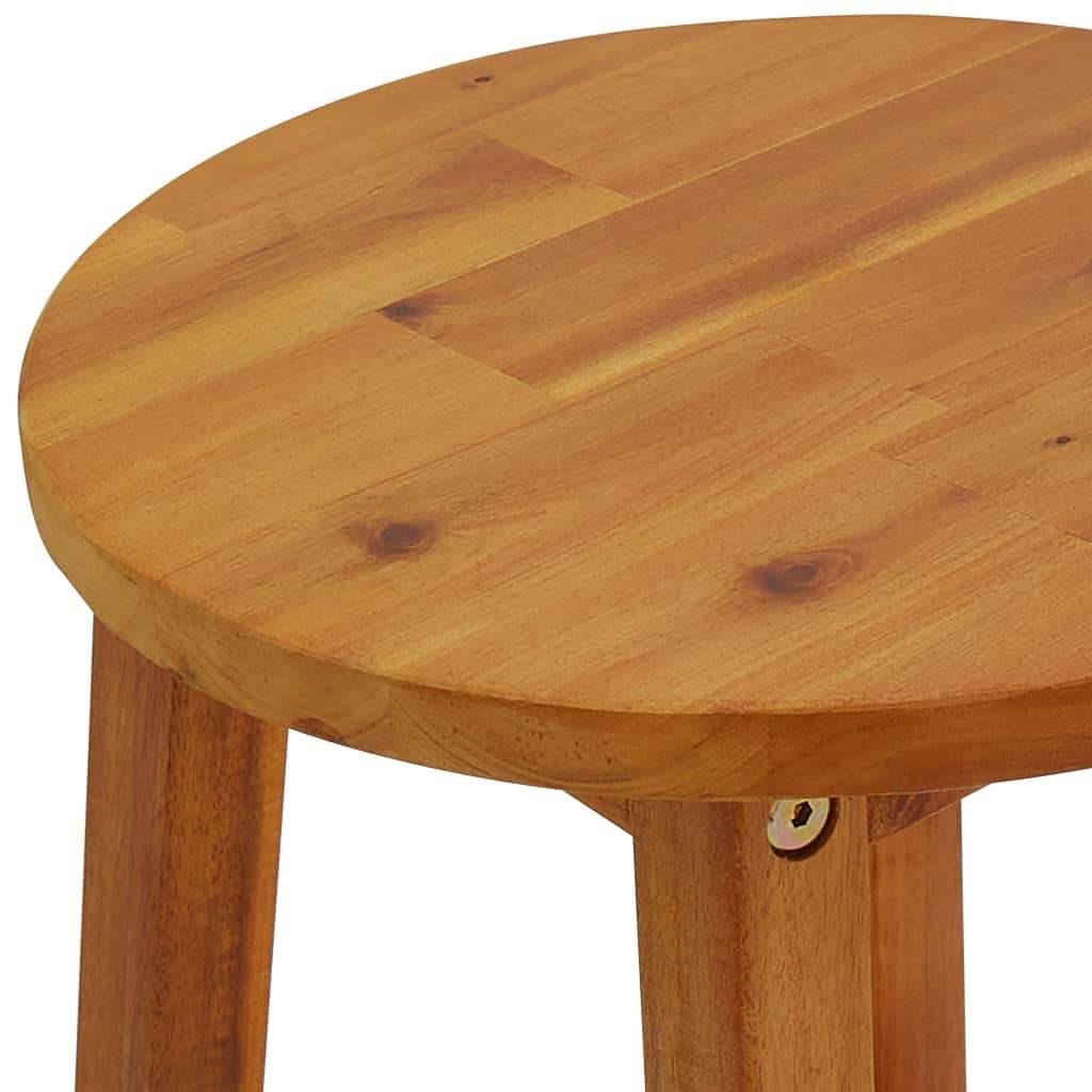 5 Piece Bar Set Solid Acacia Wood Q2954
