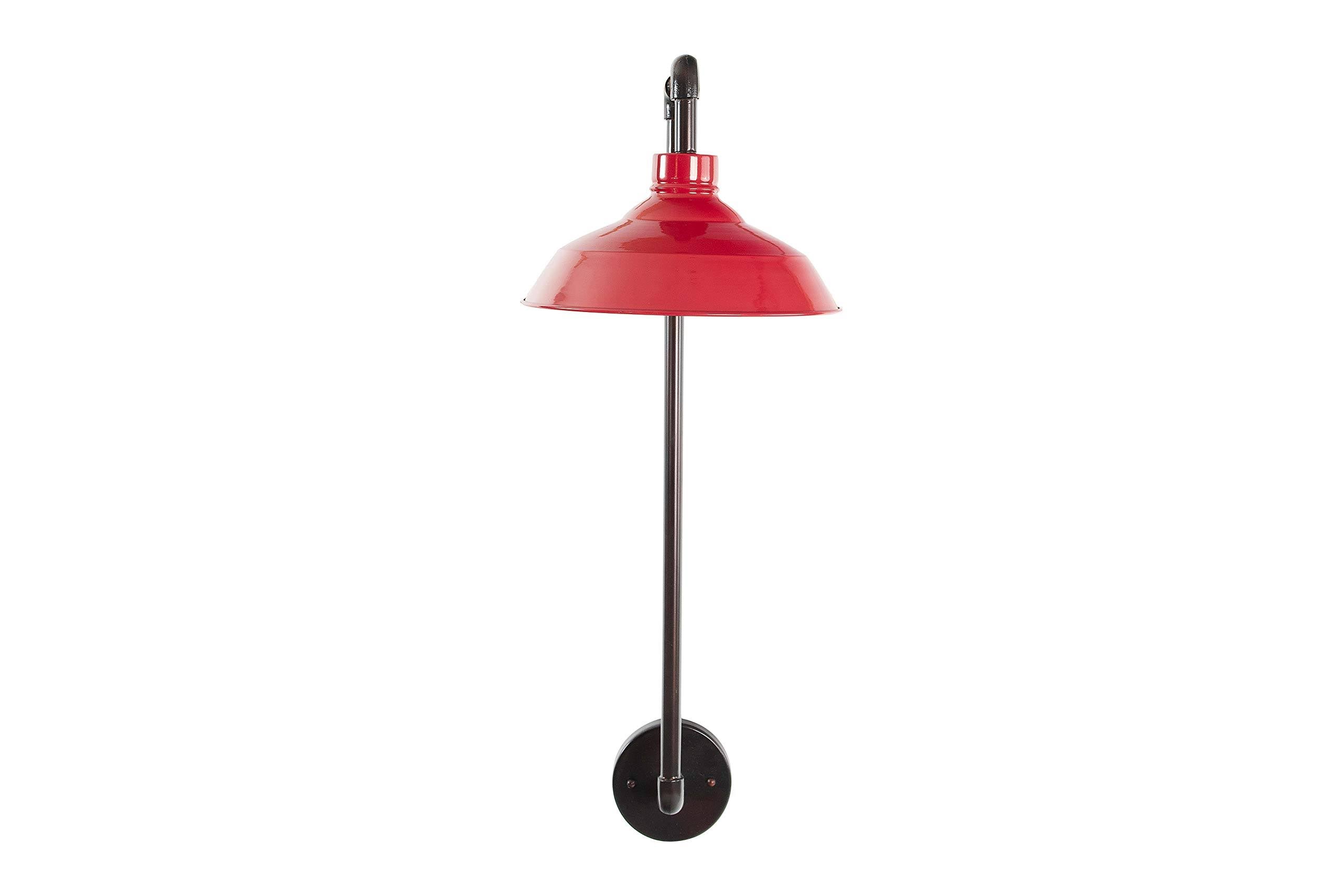 Red Metal Wall Sconce B9621