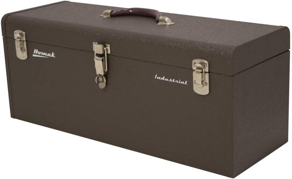 Brown Wrinkle Powder Coat Steel Toolbox U474712