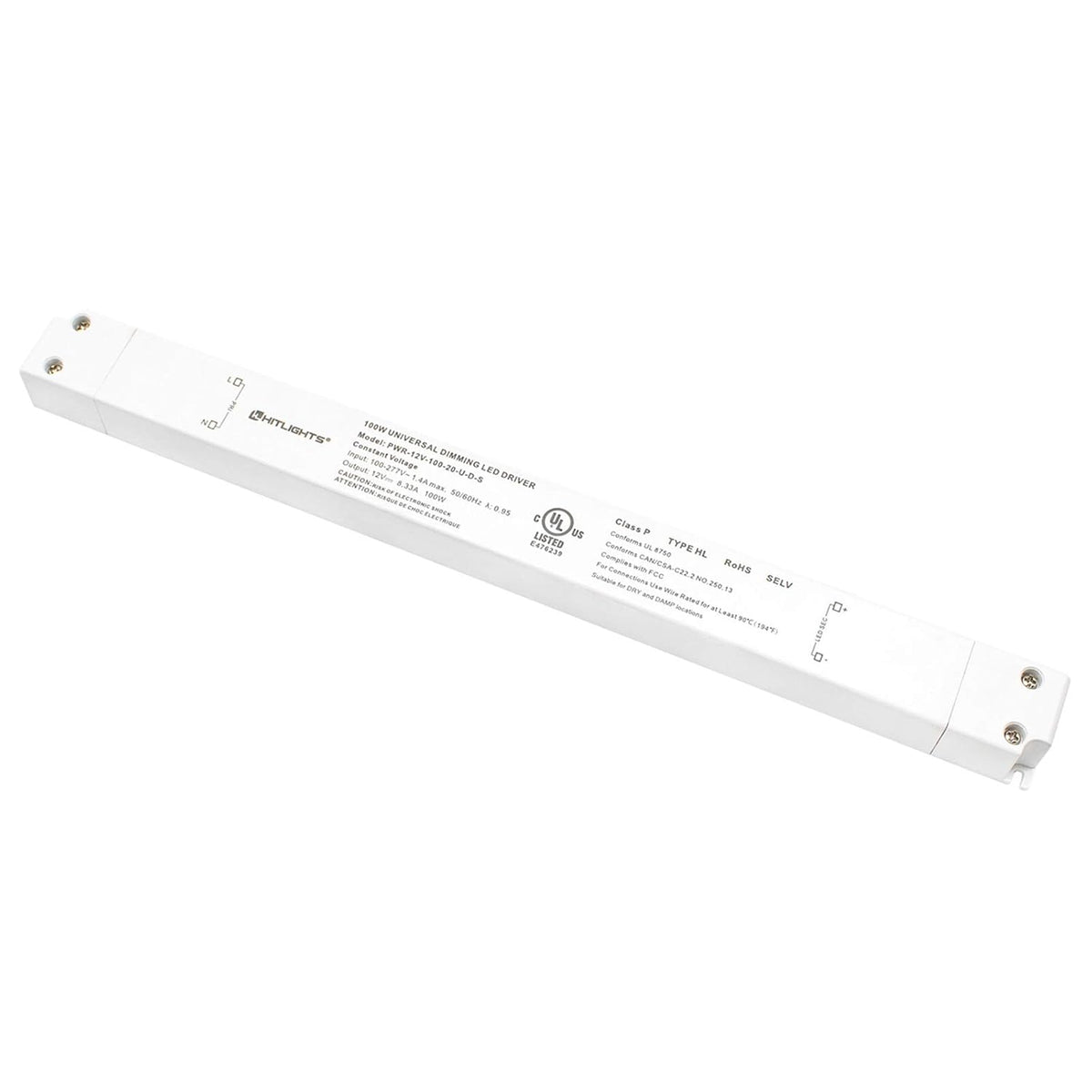 100W 12V Dimmable LED Driver N3543