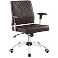 Brown Vinyl Office Chair C2769