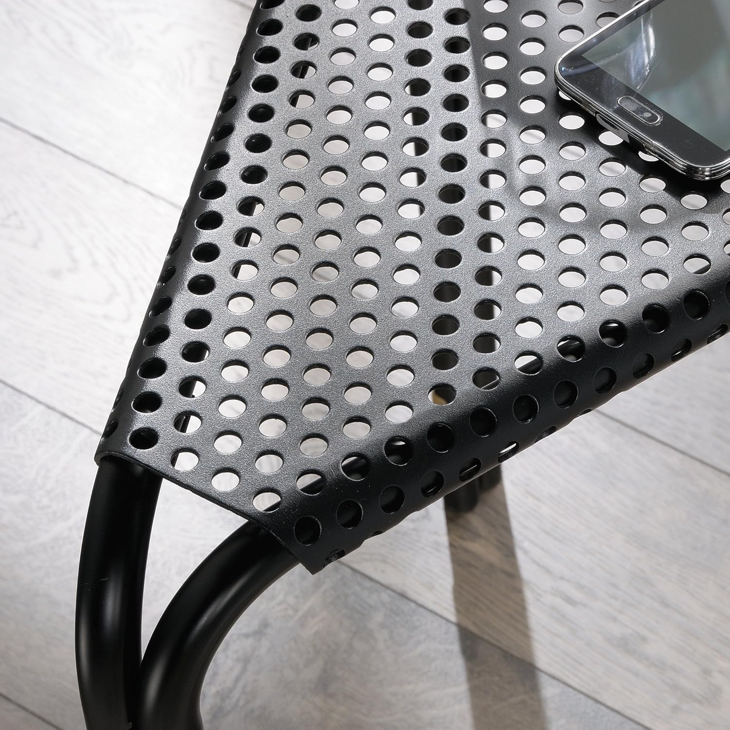 Triangular Side Table, Black finish C14052