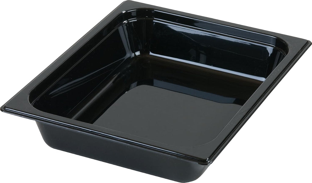 Black Half-Size Food Pan, 2.5 qt, Case of 6 X847