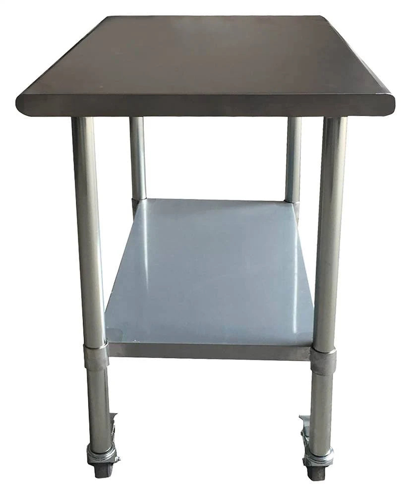 Stainless Steel Work Table with Casters P662718
