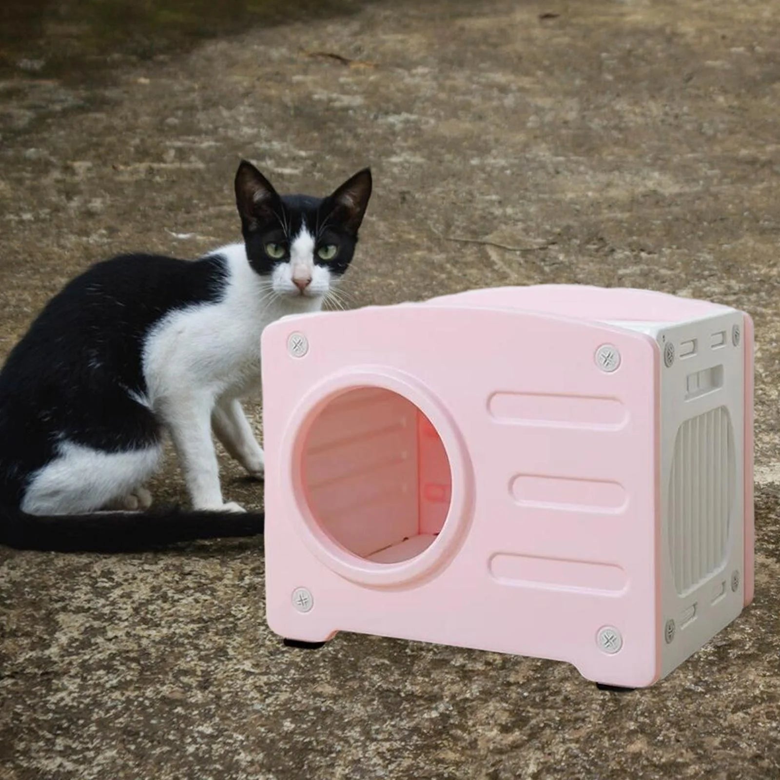 Pink Portable Pet House C947