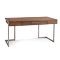 Brown Wood and Metal Desk A357053