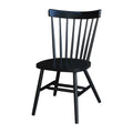 Solid Wood Dining Chair in Black J19024
