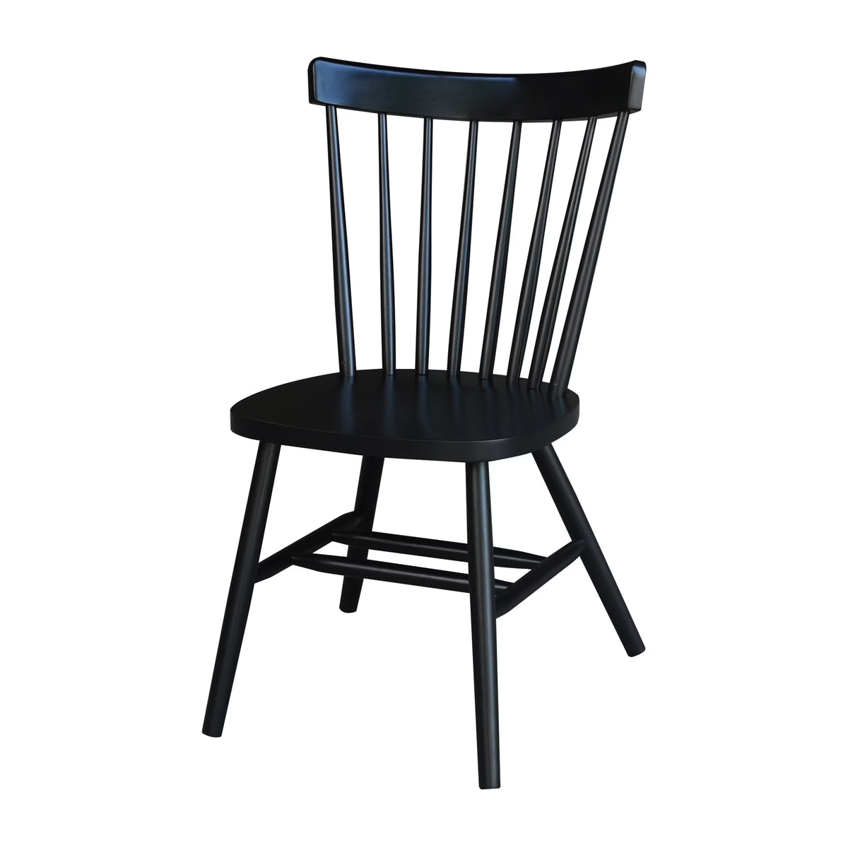 Solid Wood Dining Chair in Black J19024