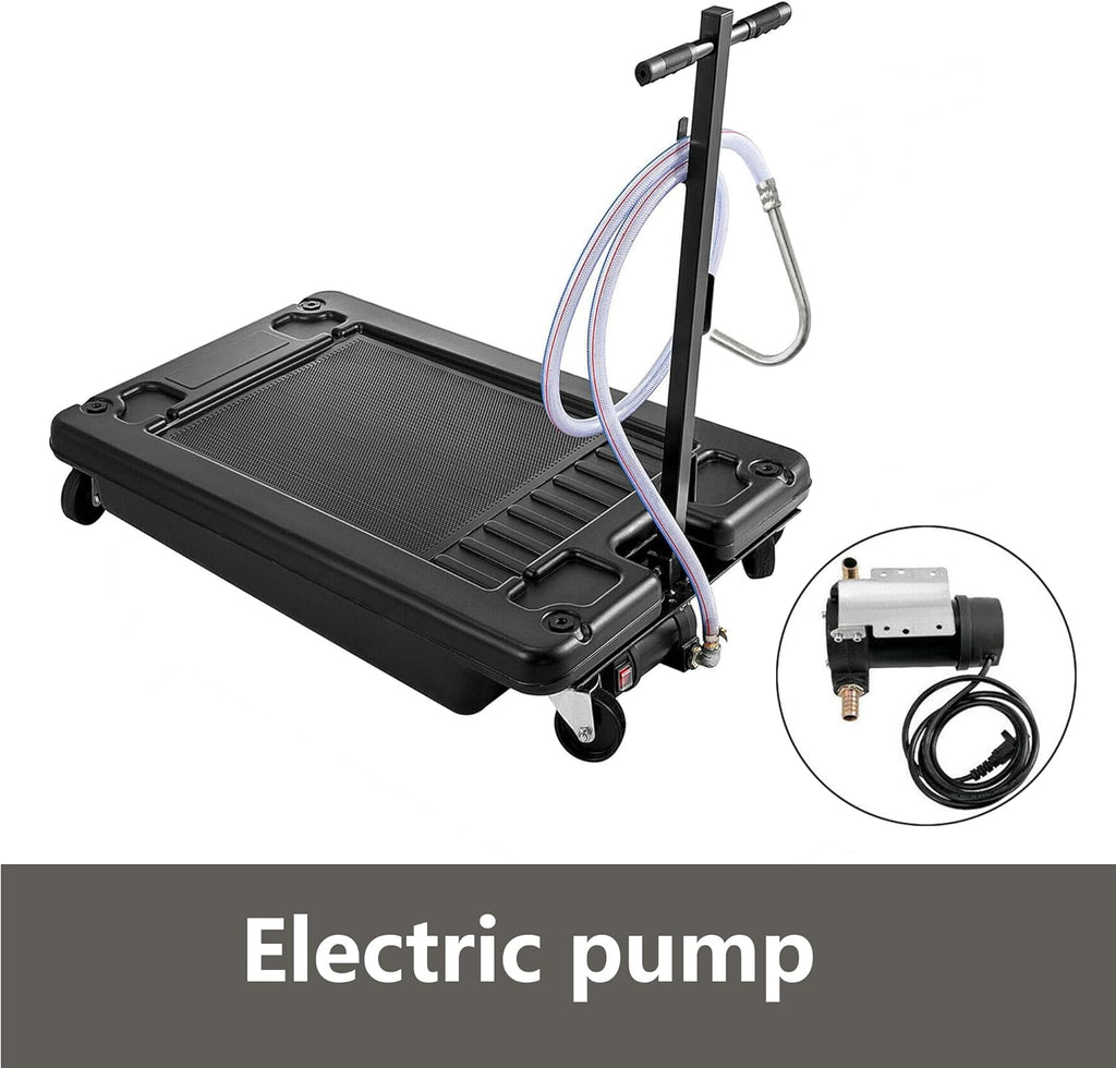 17-Gallon Oil Drain Pan with Electric Pump J2401