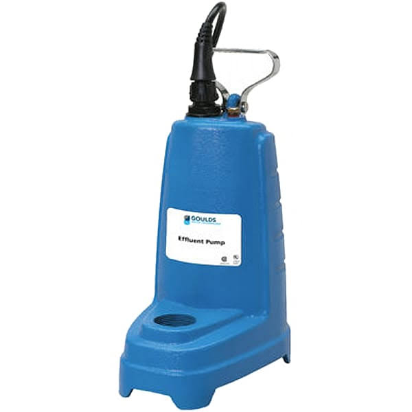 Effluent Pump, Cast Iron, 1/3 HP, 115V A6302