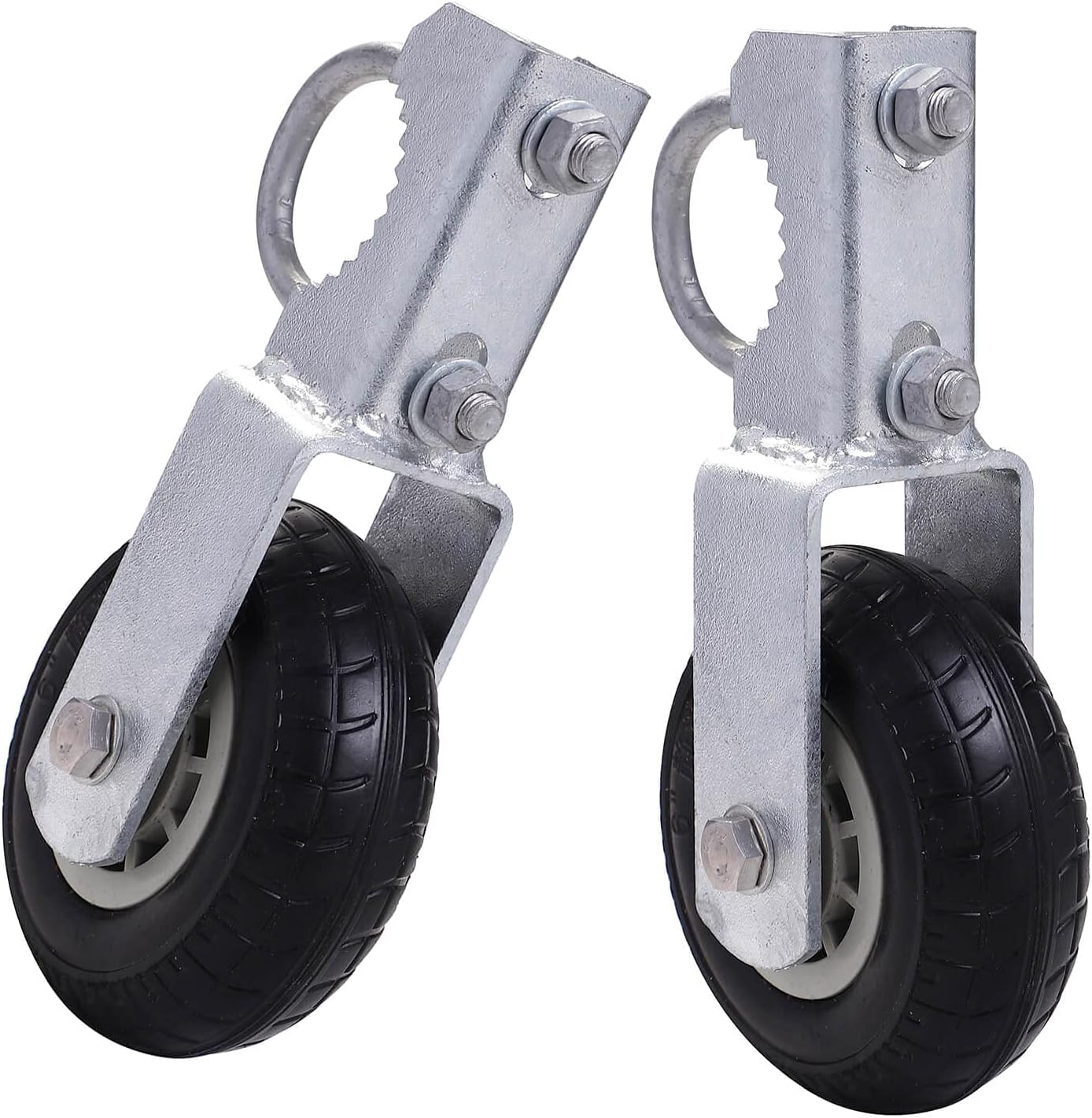6 Hot Galvanized Heavy Duty Gate Wheels for Metal Tube Swing Gate R653
