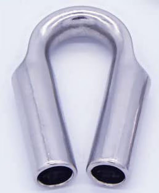 316 Stainless Steel Wire Rope Tube Thimble (18mm, 50-Pack) E505344
