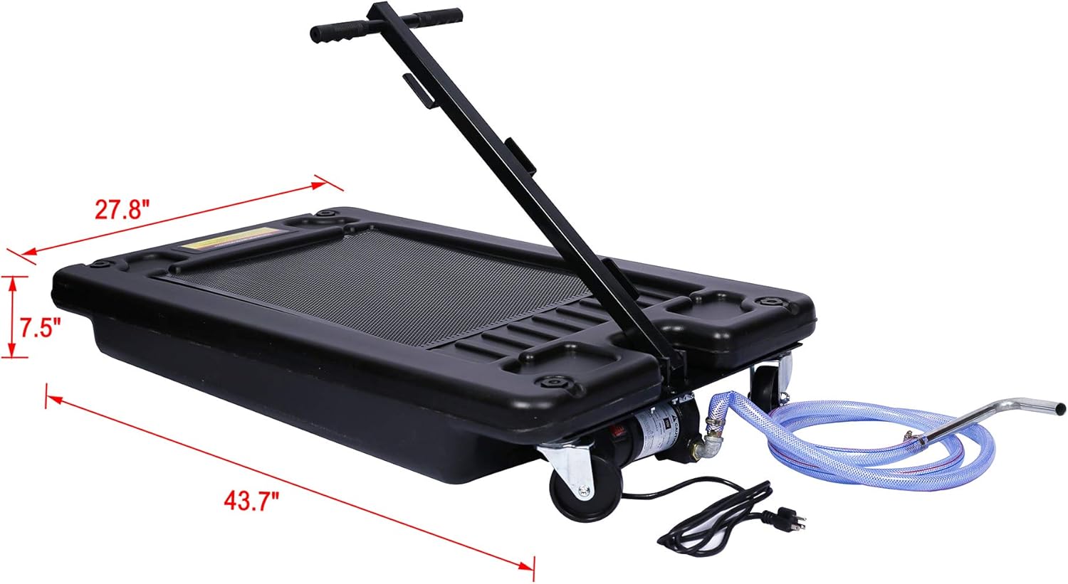 17-Gallon Oil Drain Pan with Electric Pump J2401