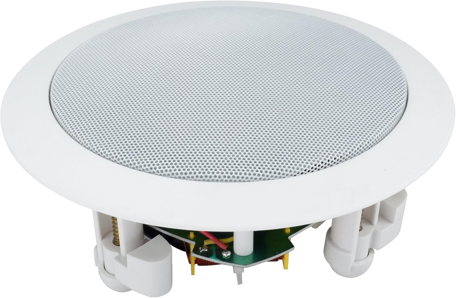 Dual 6-Inch in-Wall/in-Ceiling 2-Way Stereo Sound Speaker with 1" Silk Dome Tweeter and Crossover Network, Pack of 2 W2925