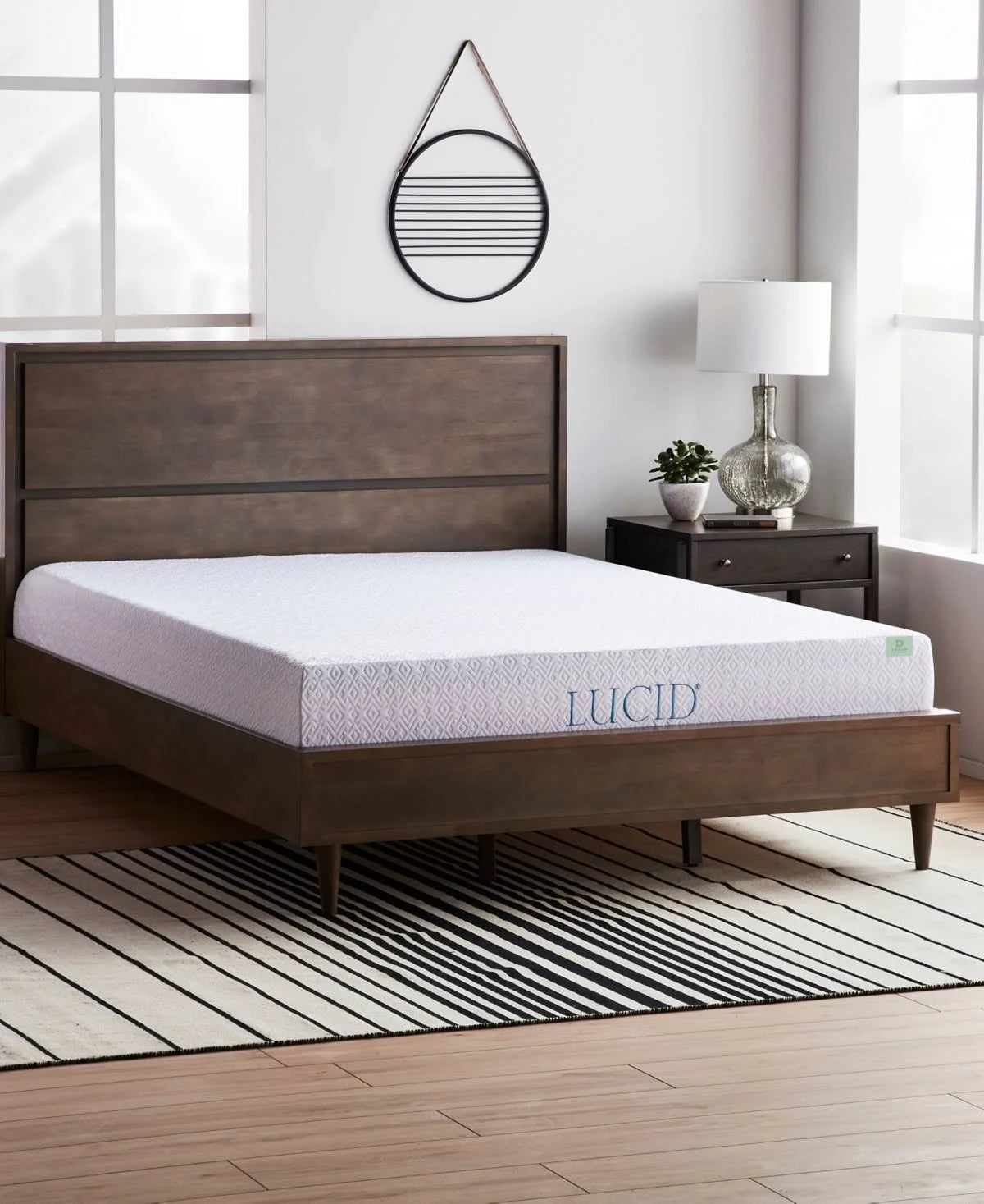 White Twin Gel Memory Foam Mattress P542