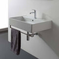 Wall Mount Rectangular Bathroom Sink Q794719