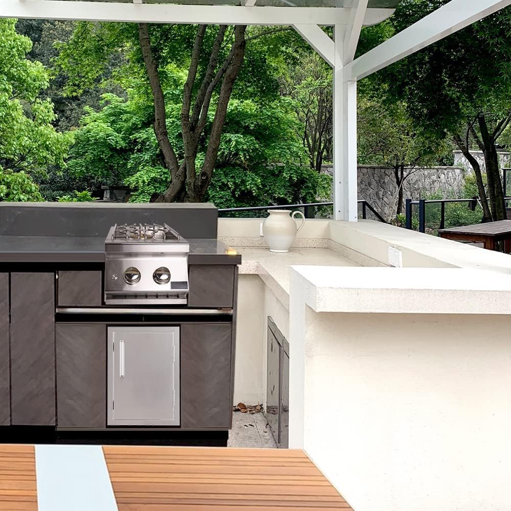 304 Stainless Steel Single Gas Grill Door F668