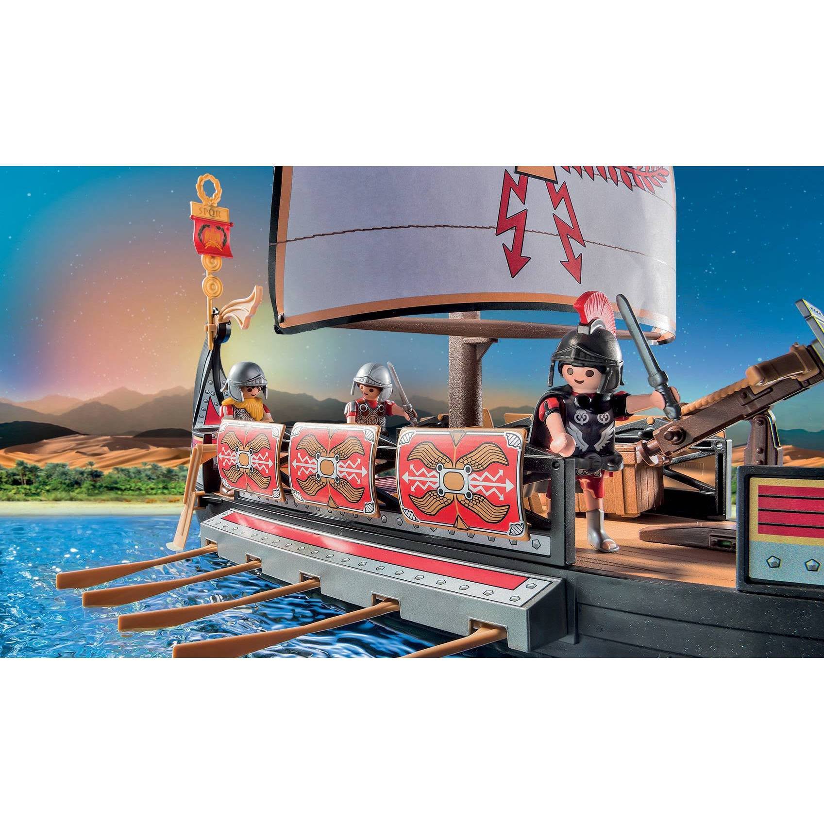 Roman Warriors & Ship J5580