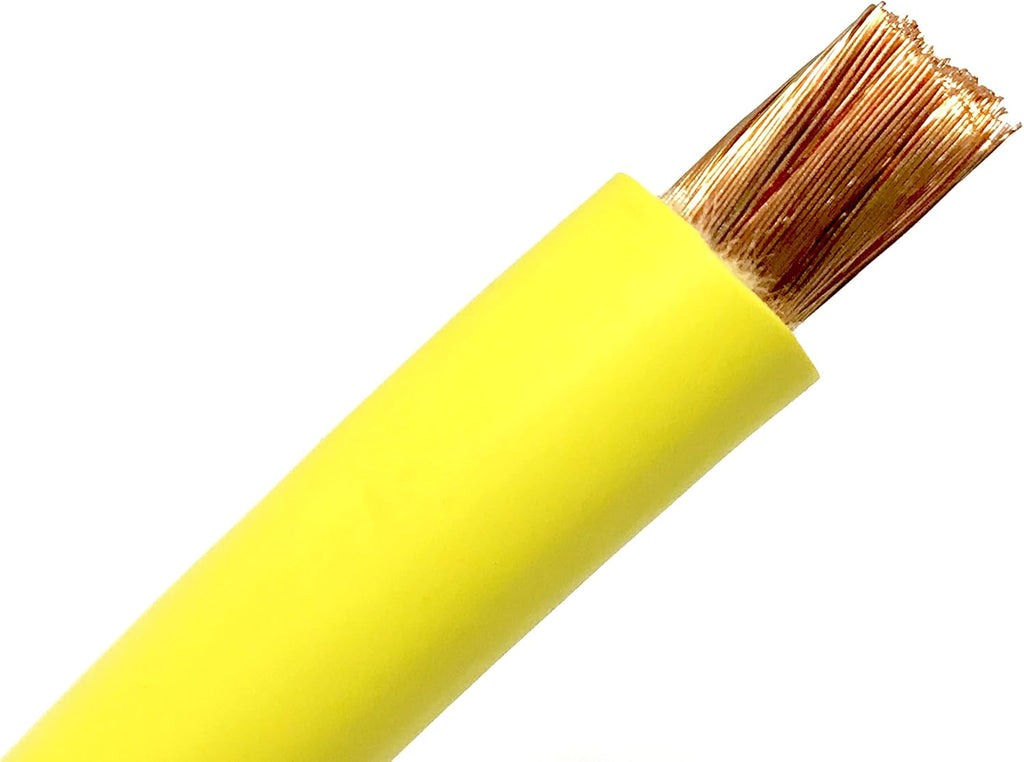 2 AWG Extra Flexible Welding Cable 600 Volt 25 FT GREEN Pack of 2 K810