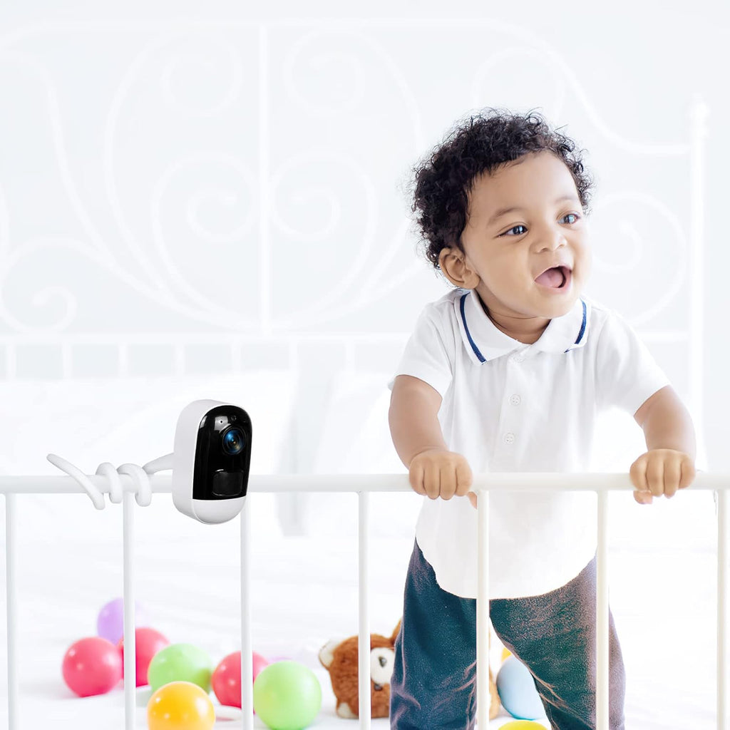White Flexible Twist Baby Monitor Mount R6650