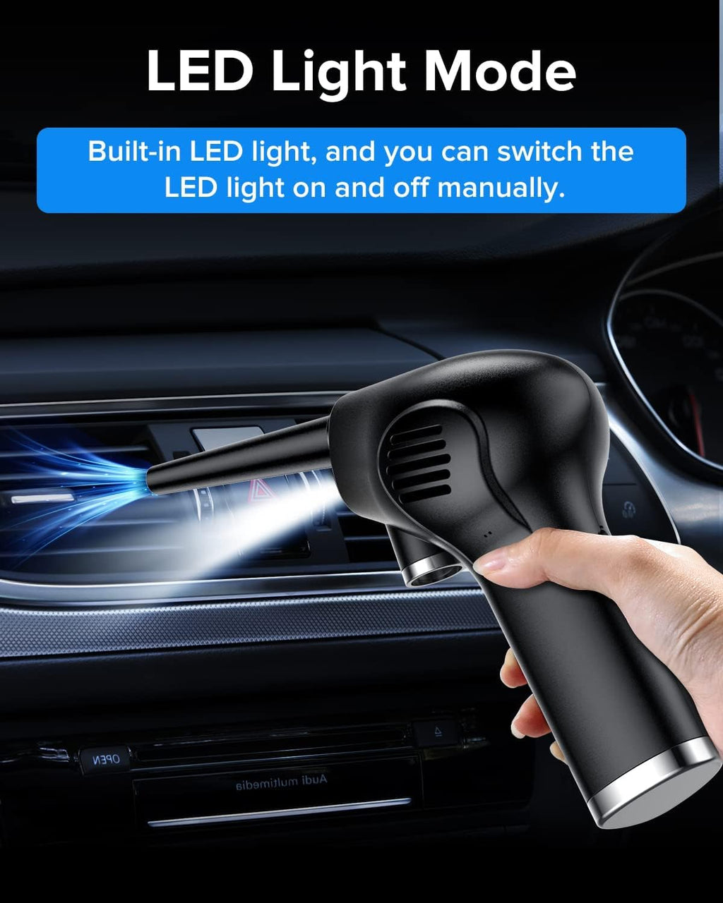 Cordless Electric Air Duster with Rechargeable Battery P1606