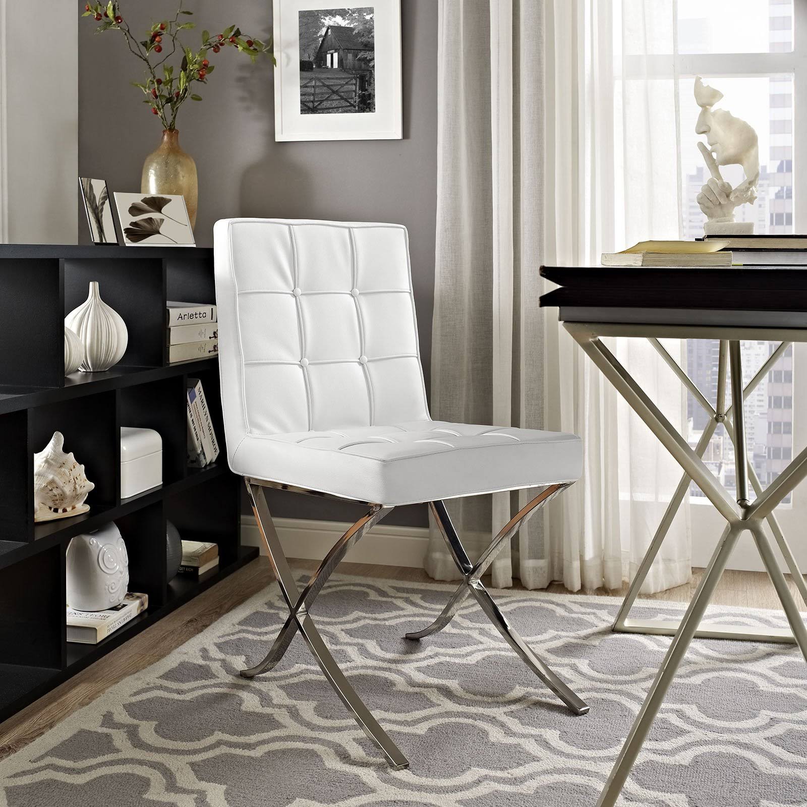 Black Memory Foam Dining Chair J1881