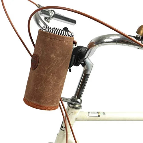 Canvas Bike Handlebar Pouch Water Bottle Cup Holder D656433