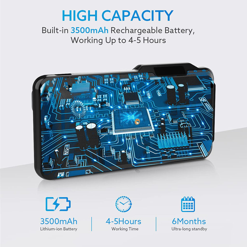1080P Dual-Lens Endoscope with 5 IPS Screen, 5mm Ultra-Slim Inspection Camera, 7 LED Lights, 32GB Card, 3500mAh Battery, 16.5ft Waterproof Cable, Portable Hard Case V7093