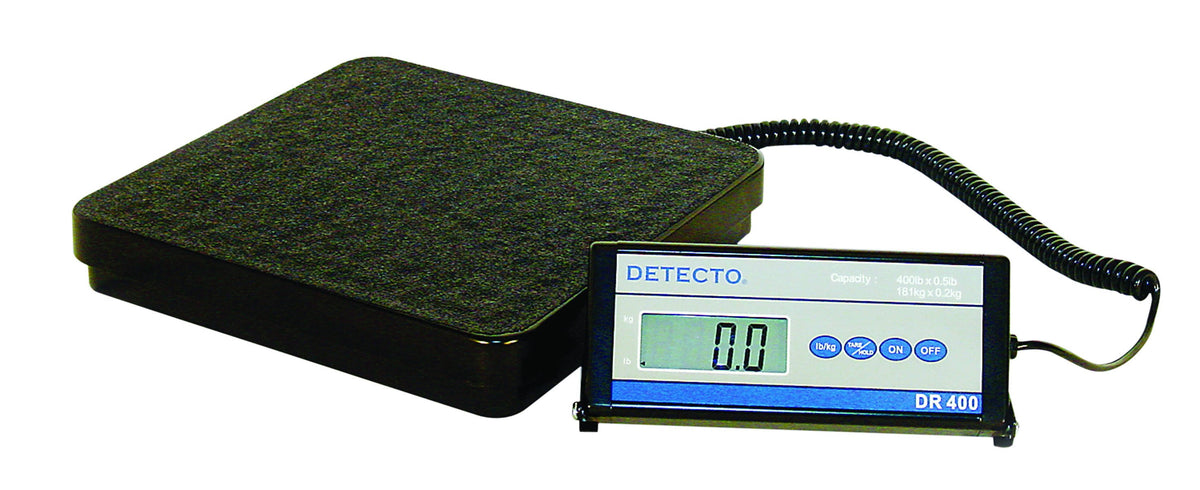 Portable Digital Scale, 400 lb. Capacity D7654