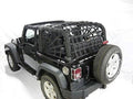 Black Spiderweb Sides Netting for Jeep Wrangler JK 2 Door Q4475