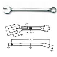 70mm 12 Point Satin Metric Combination Wrench N23642