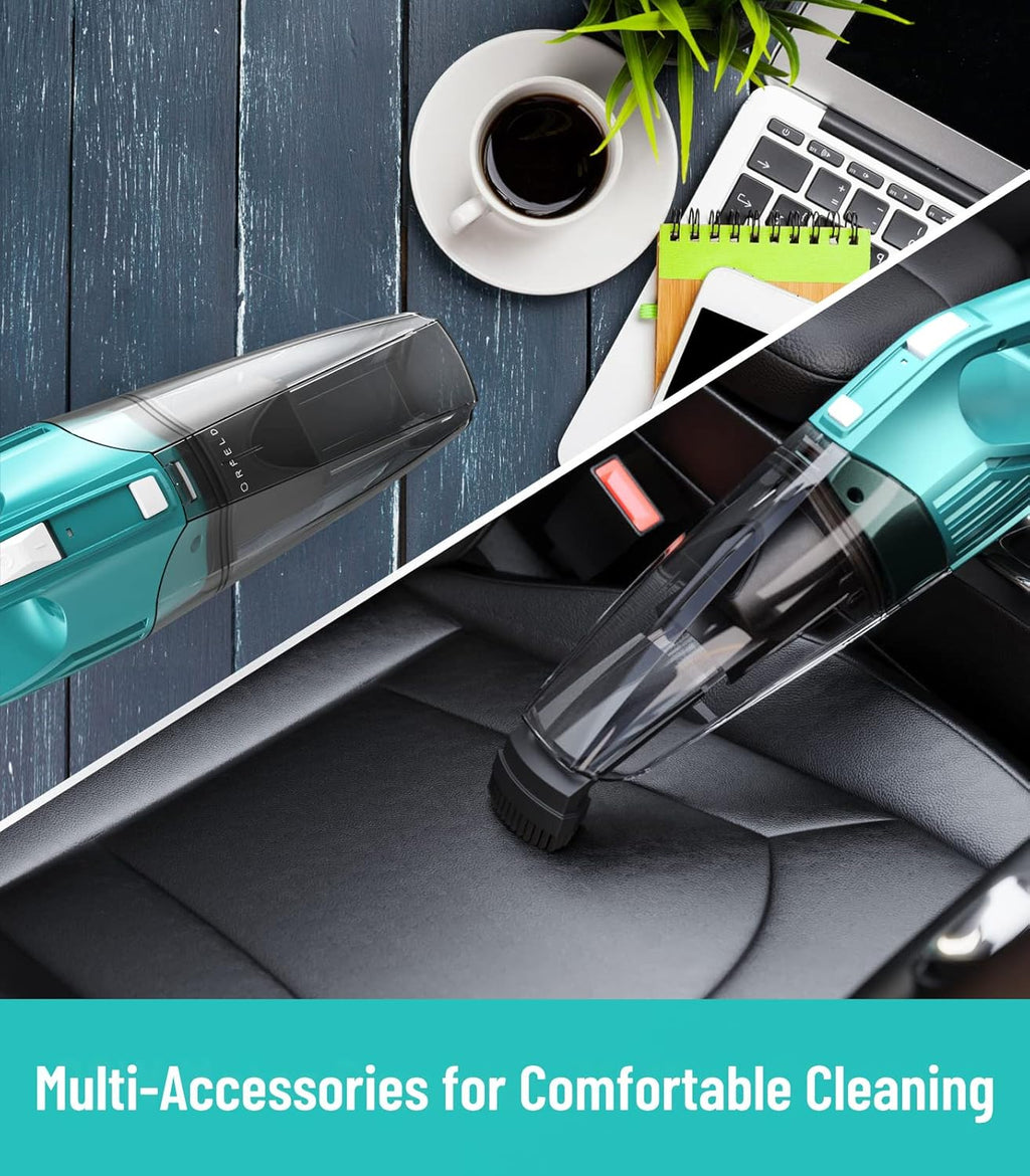 Green Pack of 2 Cordless Handheld Vacuum R65571