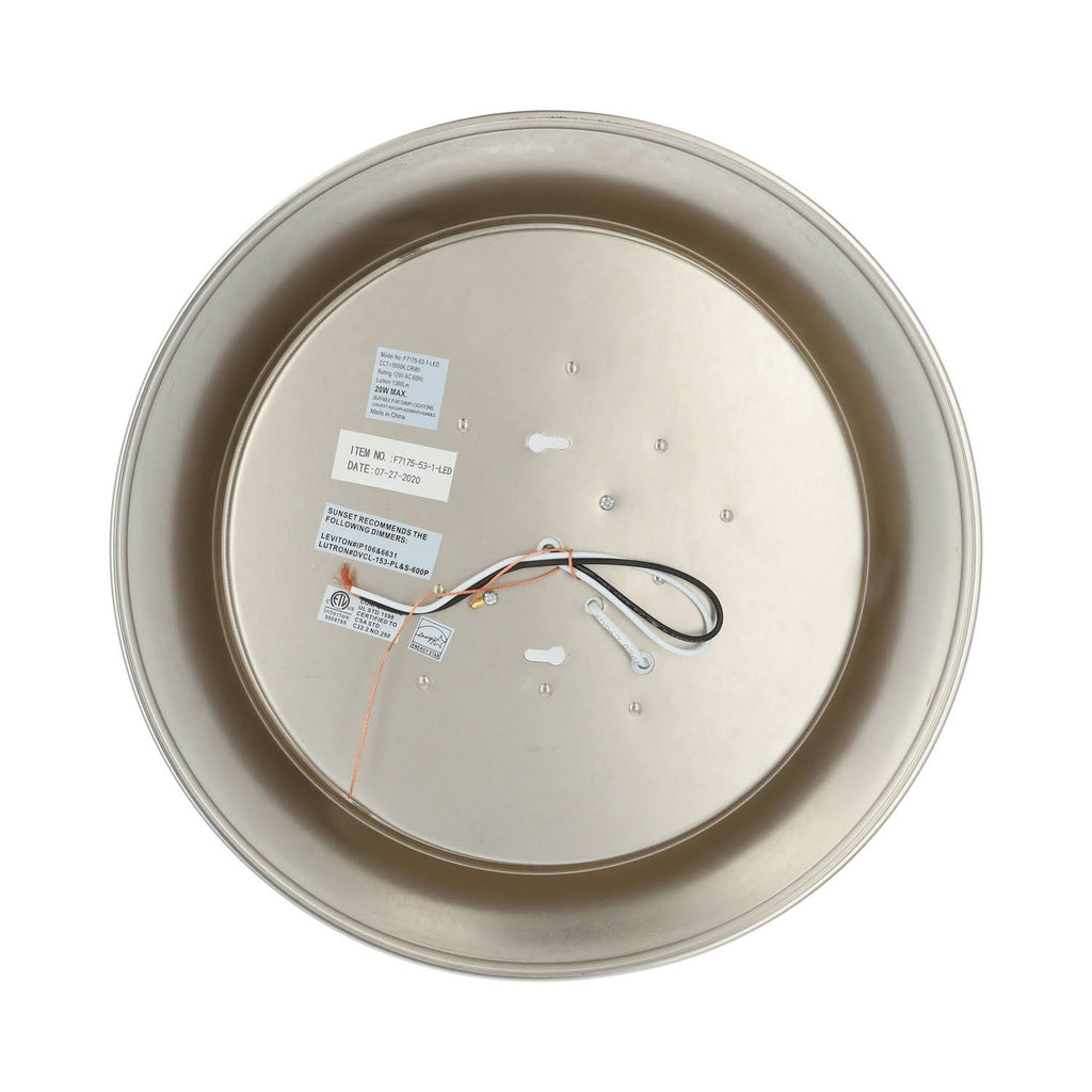 Satin Nickel Finish LED Flush Mount U997929