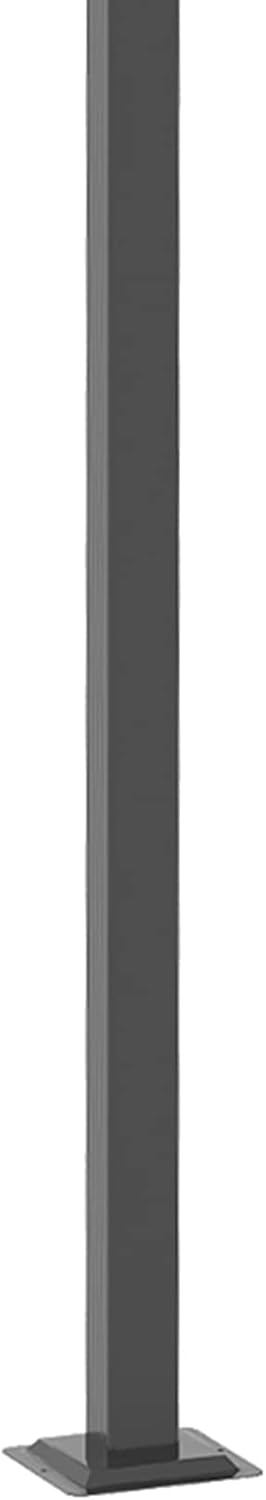 10' x 10' Outdoor Louvered Pergola Patio Aluminum Gazebo Canopy with Adjustable Roof Sun Shade, Grey S924
