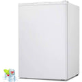 White Compact Upright Freezer with Reversible Single Door N858