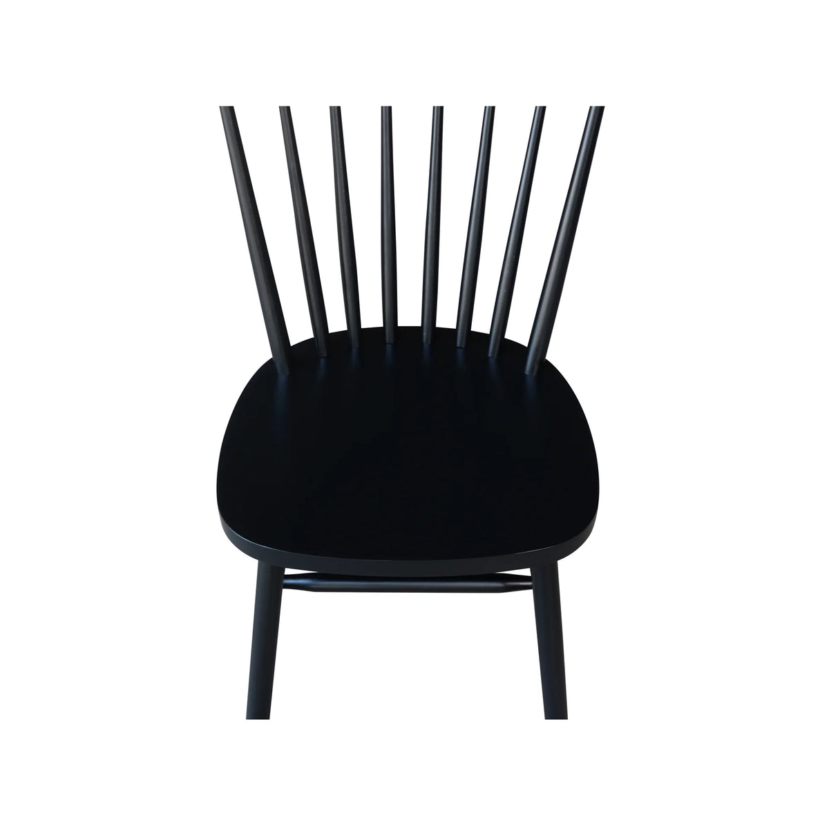 Solid Wood Dining Chair in Black J19024
