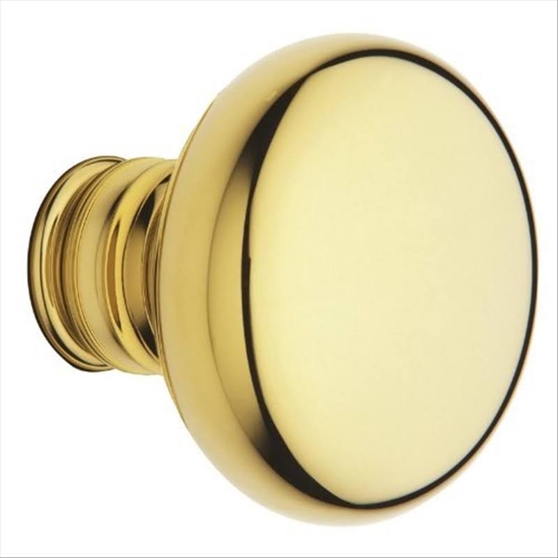 Polished Brass Pair of Estate Knobs Without Rosettes F65314