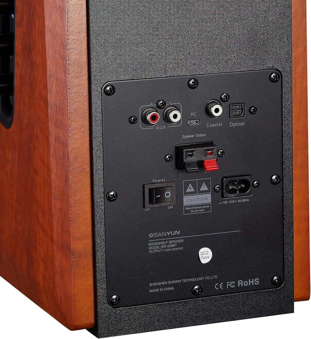 Active Bookshelf Speakers with Carbon Fiber Speaker Unit V859
