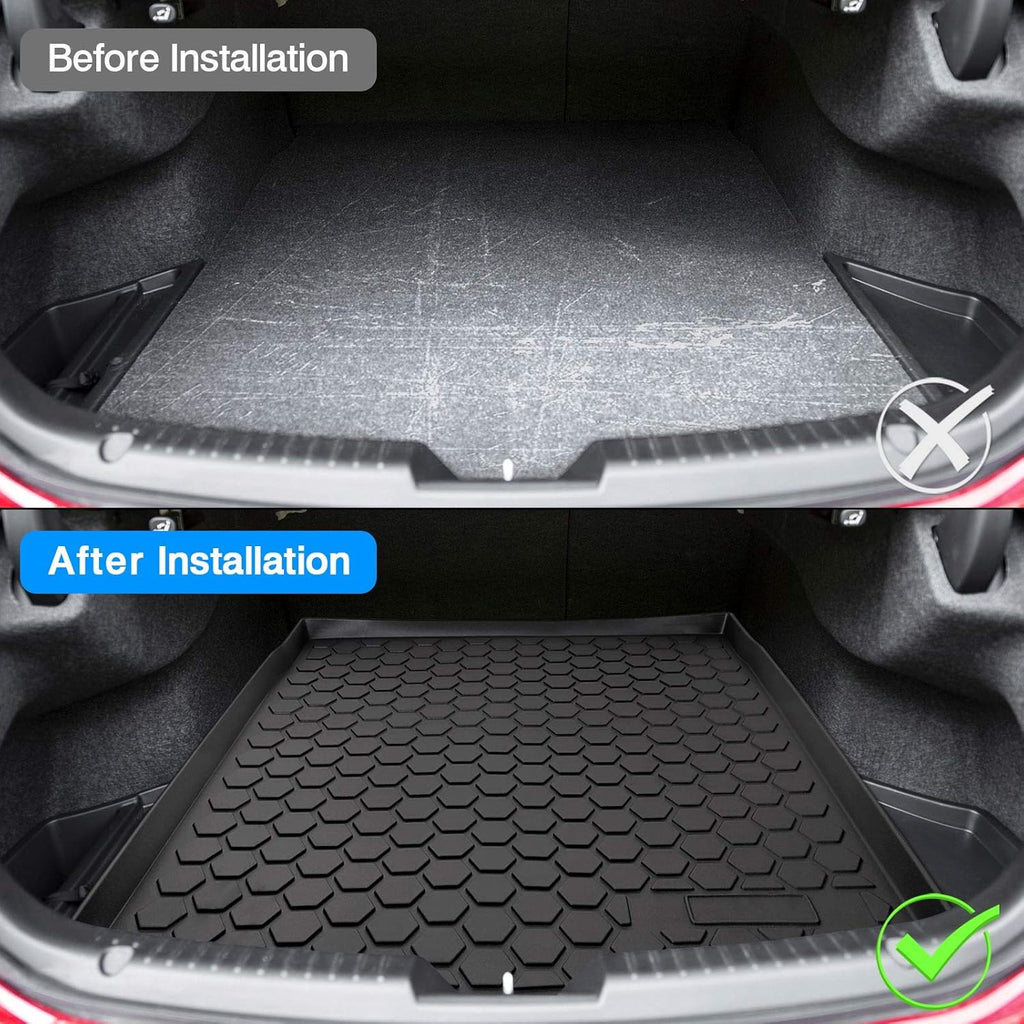 Black Non-Slip TPO Car Cargo Mat A852126