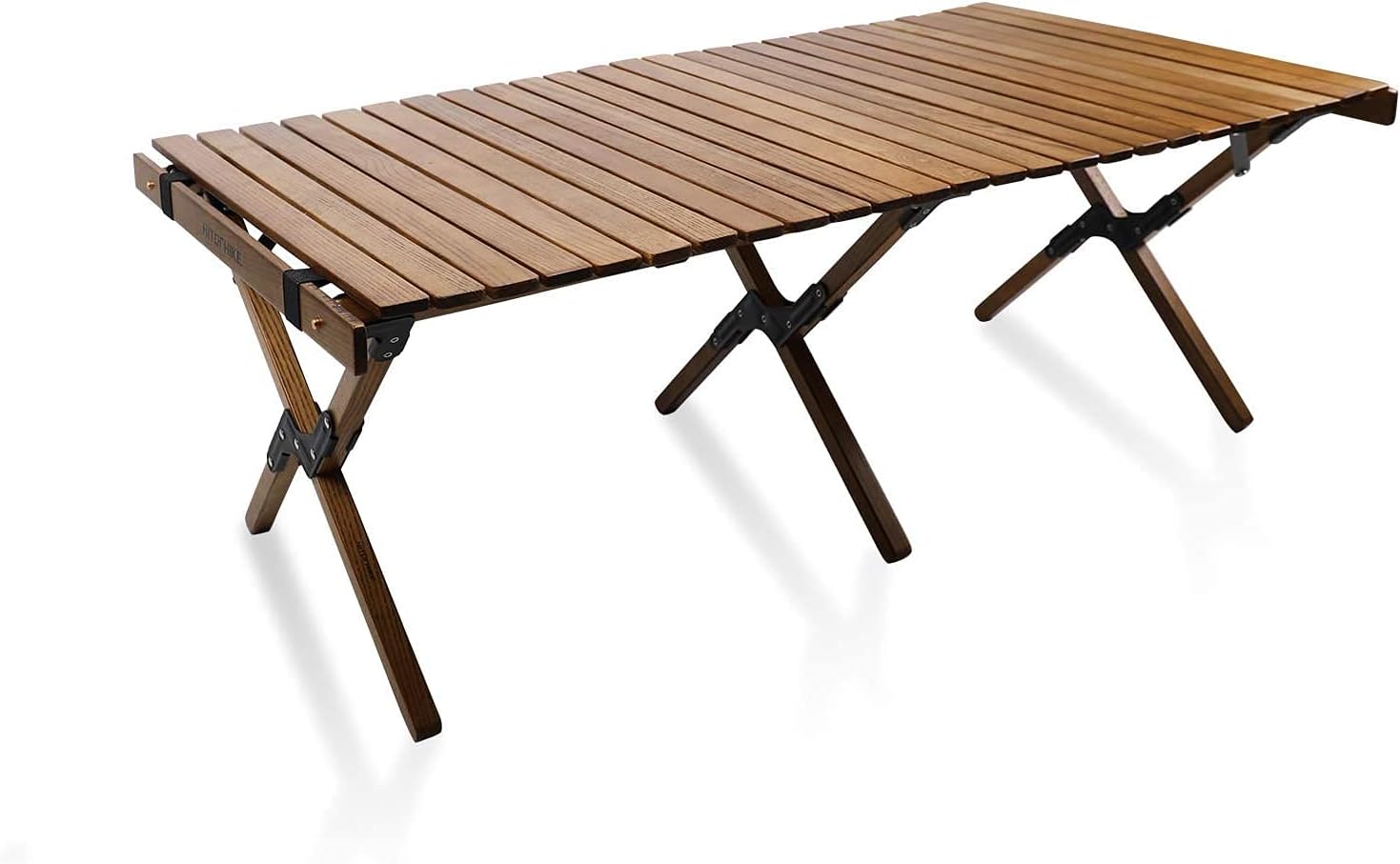 Folding Wood Camping Table (Burlywood, 120CM) W6520