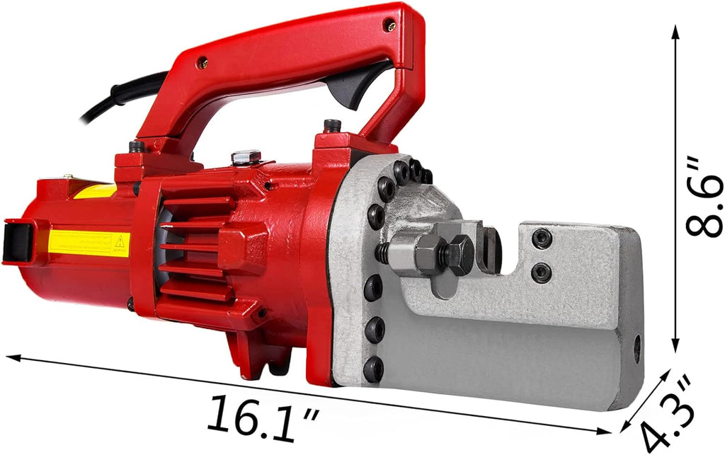 Rebar Cutter, 1250W Portable Electric Rebar Cut 3/4" 20mm #6, 110V H17539