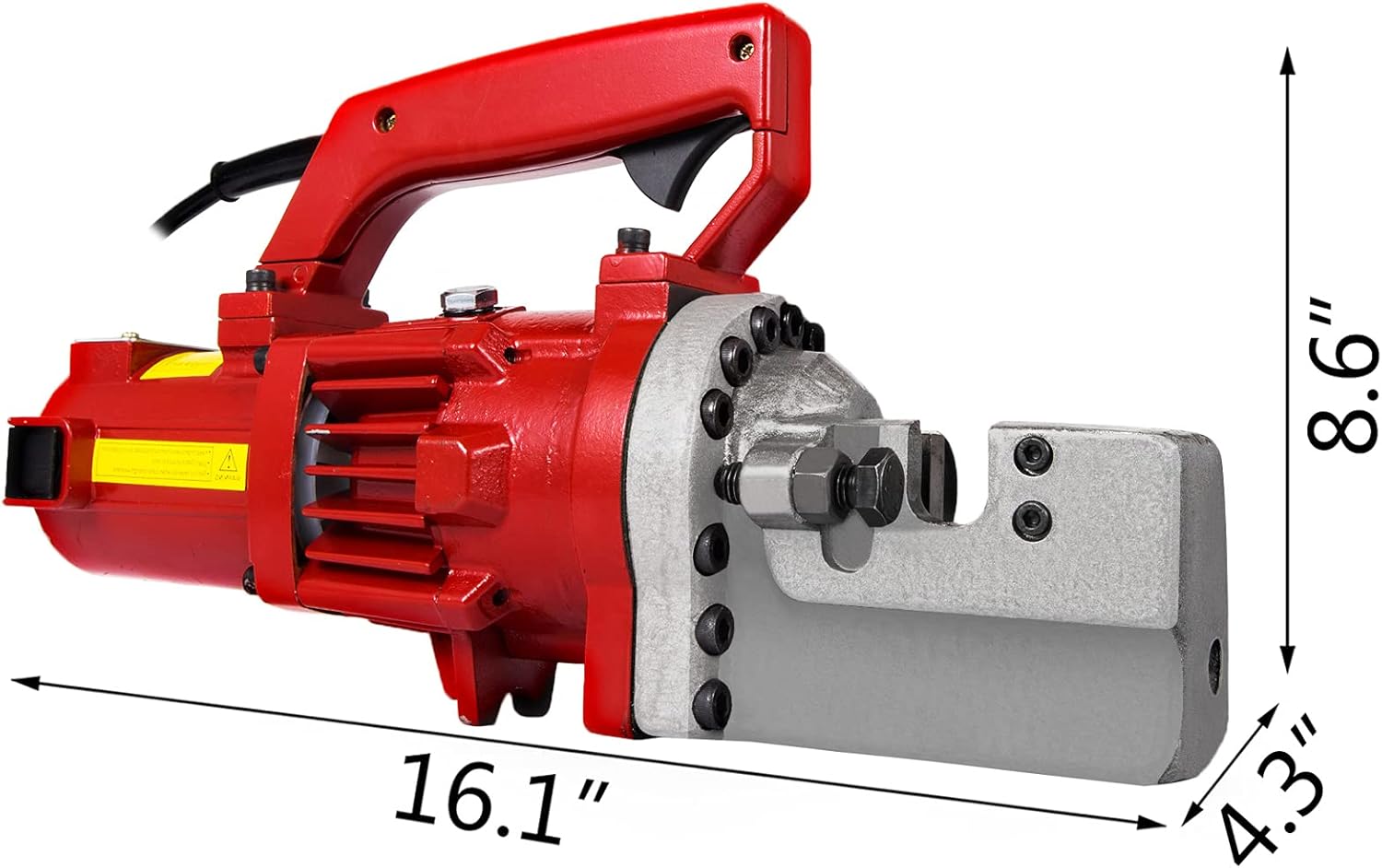 Rebar Cutter, 1250W Portable Electric Rebar Cut 3/4" 20mm #6, 110V H17539