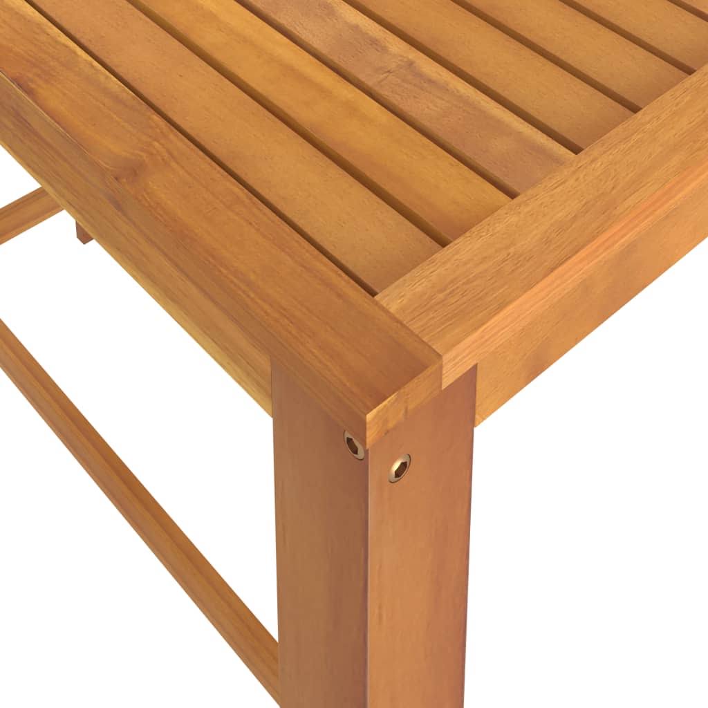 5 Piece Bar Set Solid Acacia Wood Q2954