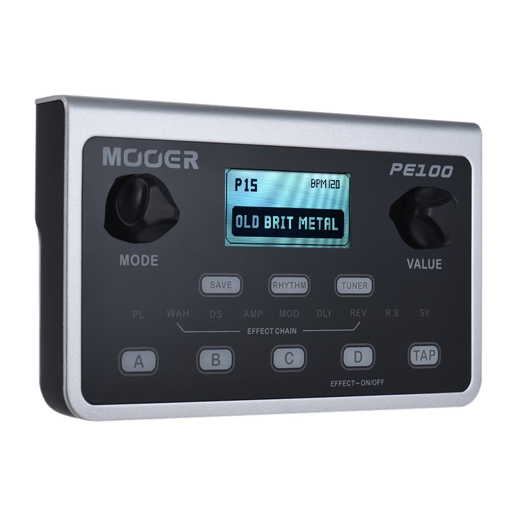 Portable Multi-effects Guitar Effect Pedal 39 Effects 40 Drum Patterns 10 Metronomes O5431