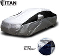 Lightweight Poly 210T Waterproof Car Cover for Large Sedans, Pack of 2 A12031