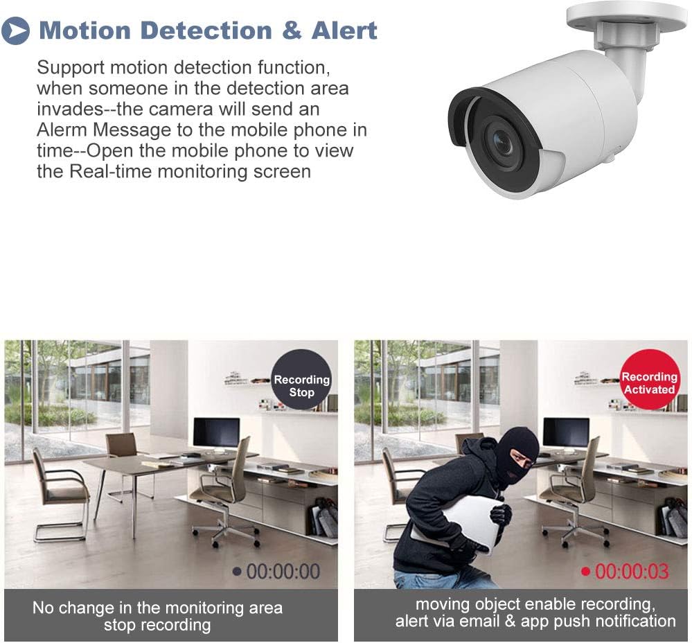 8MP Poe IP Outdoor Security Camera with EXIR Night Vision Q8968