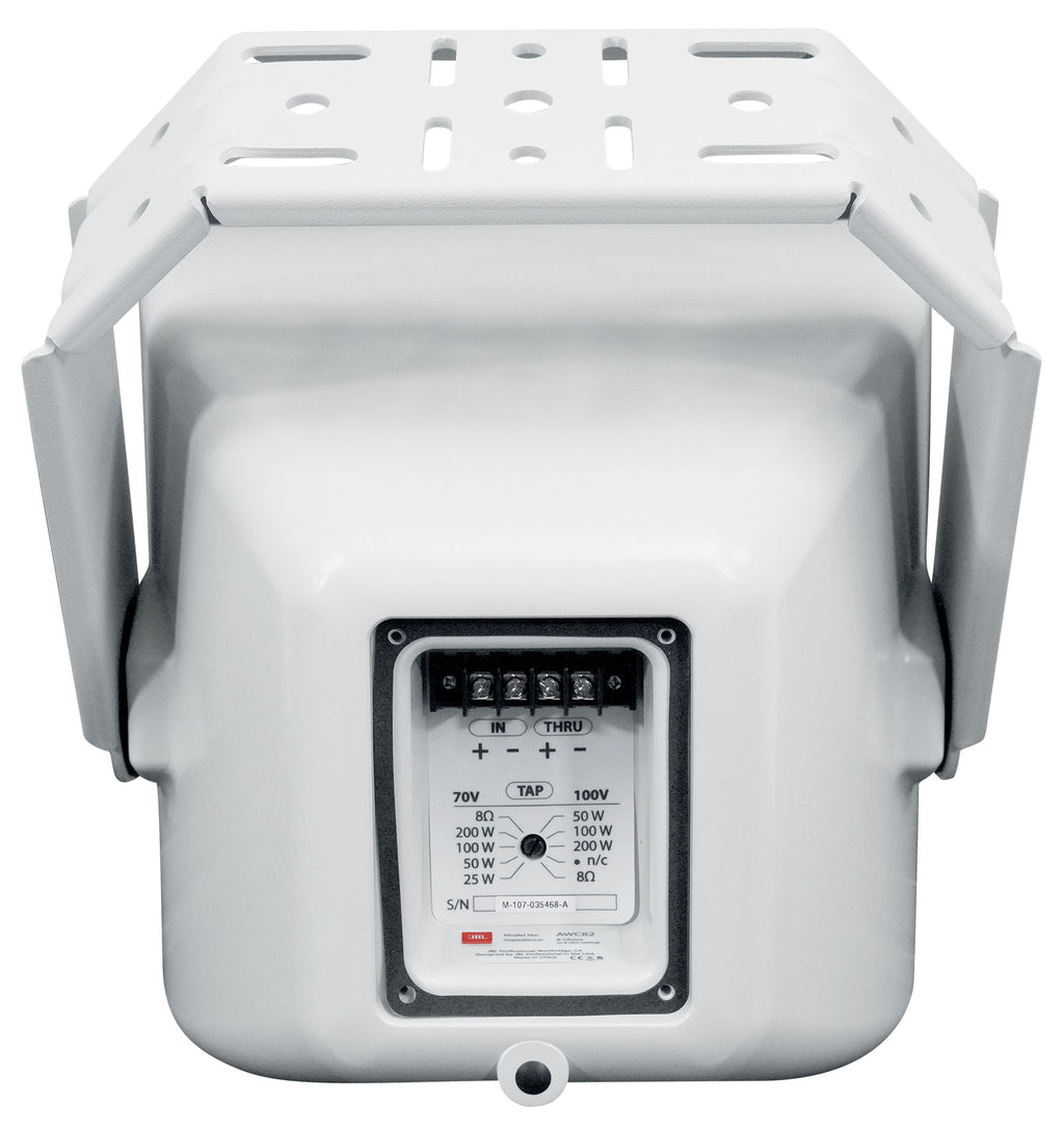 8" White Indoor/Outdoor Surface Mount Speakers W88442