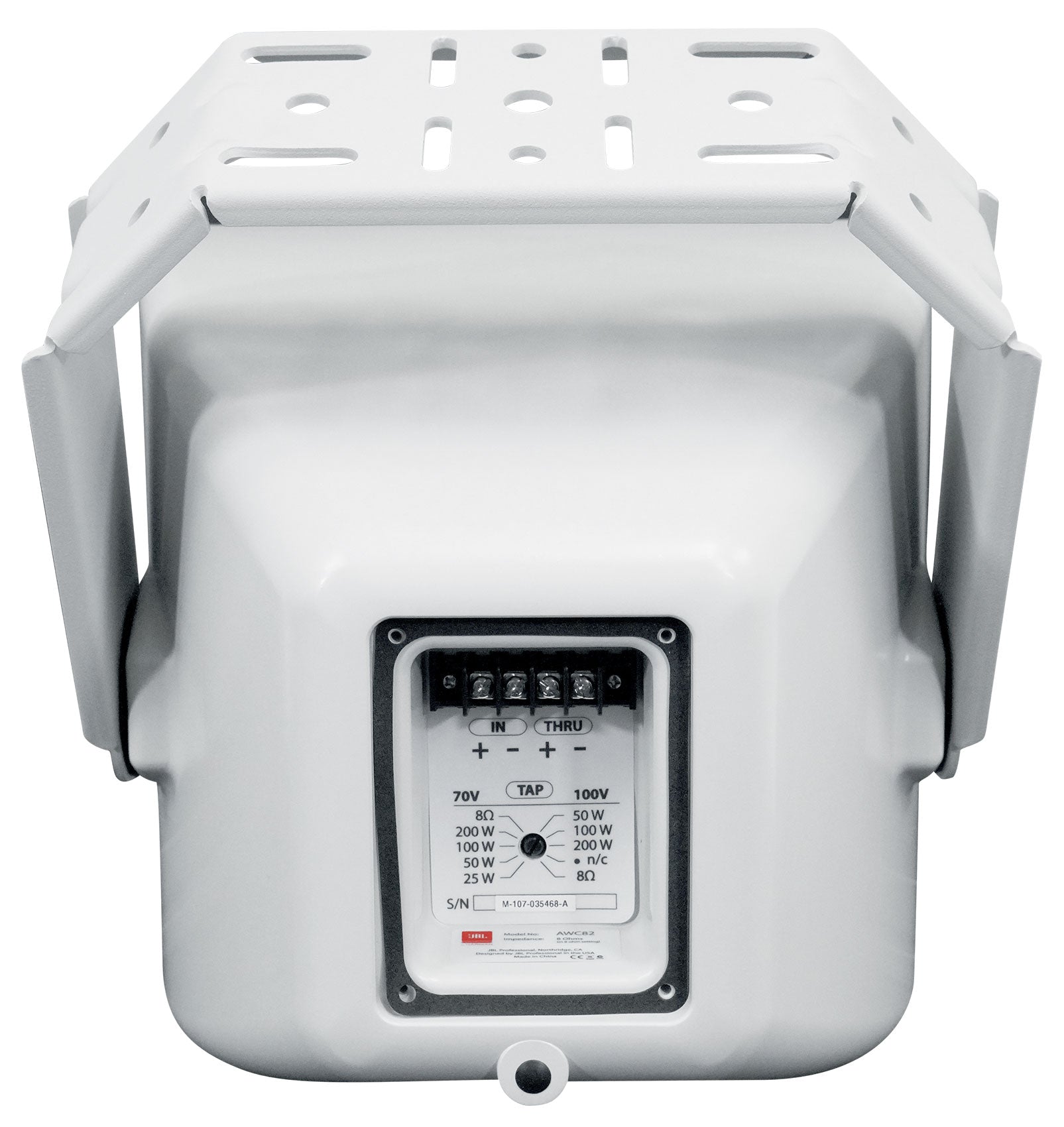 8" White Indoor/Outdoor Surface Mount Speakers W88442